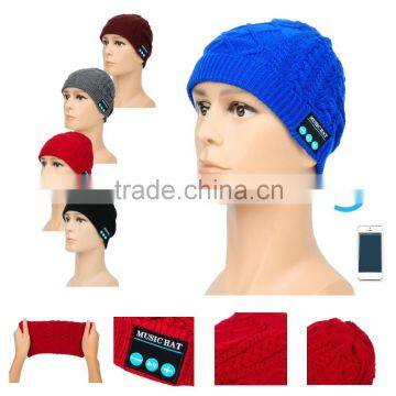 Wholesale High Quality Man Women Wireless Bluetooth Music Phone Hat Cap