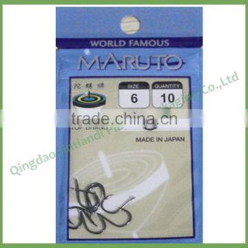 Customer Printed Self Adhesive OPP Plastic Bag for Fish Hook with the Header