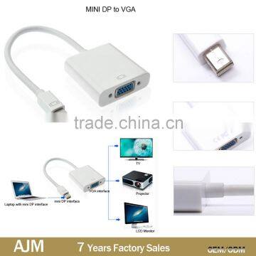 MINI DP TO VGA DisplayPort HDTV Converter Cable Adapter photo-6