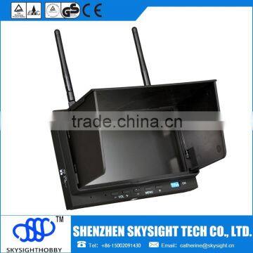 SKY-702 All-in-one 7in FPV Monitor 32CH 5.8G Wireless Diversity Receiver With Sun-hood Phantom photo-3