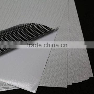 Self Adhesive Car Sticker One Way Vision Window Film Inkjet Printing 180gsm Perforated Vinyl Rolls Inkjet Pvc Vinyl