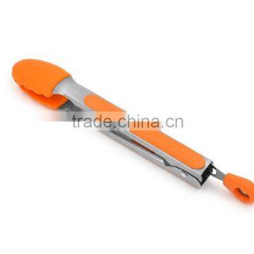 nylon food tongs stainess steel food tongs