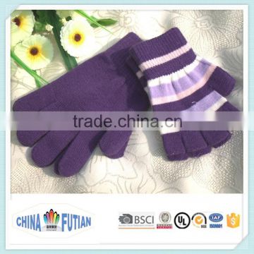 FUTIAN FASHION popular wholesale customized plain colors magic glove