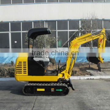 1.8ton crawler canopy excavator with Japan Yanmar engine,hammer,tilt bucket