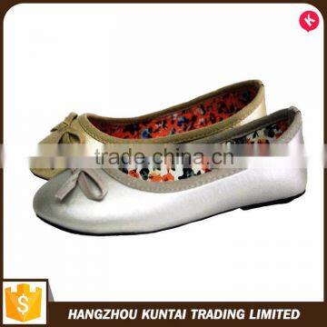 Promotional top quality ladies beautiful flat shoes