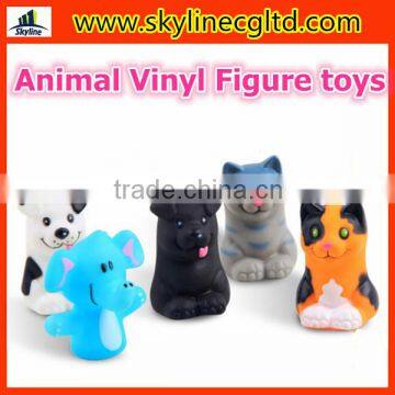 2015 Vinyl realistic pet animal promotional figure toys