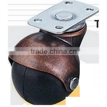 PVC Ball Caster Plastic Caster Wheel Antique Furniture Caster photo-2