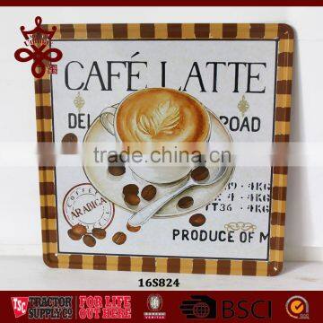 Vintage Wall Decor Coffee Theme Tin Poster 20X30CM Shabby Chic Metal Plaque photo-4