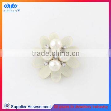 Wholesale Rhinestone Imitation Pearl Brooch For Wedding Invitation