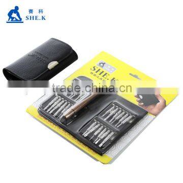 2015 SHEK Patent Foldable Wallet Cellphone/computer 25-in-1 Screwdriver Bit Set photo-4
