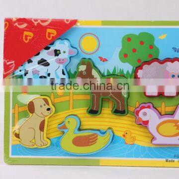 Hot New Product 2015 Animal Wooden Children Puzzle photo-2