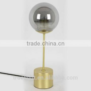 led table lamp with glass ball for shop decor china supplier