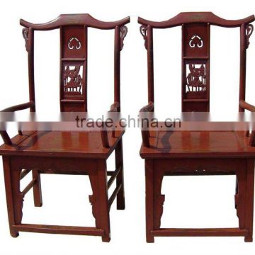 Chinese antique wooden arm chair