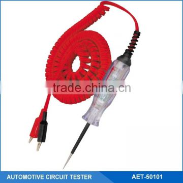 6-12-24V Automotive Electrical Circuit Tester With Dual Color LED Indicators, 2Heavy Duty Alligator Clips