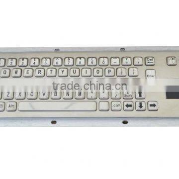 metal keyboard with touchpad