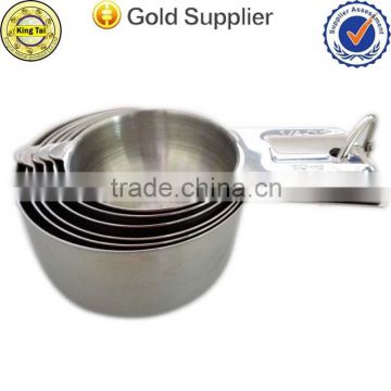 Round shape custom logo manufacturer measuring cup with top selling