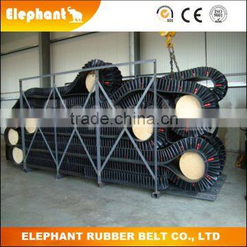 Gravity Conveyor Type Heavy-duty Inclined Corrugated Sidewall Conveyor Belt