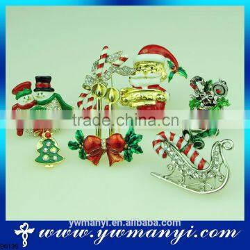 Fashion Christmas Brooches Vintage Clothing Accessories Pin Breastpin New 12 styles Mix Brooches B0135