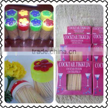 cheap commodity bamboo toothpick for after meal teeth cleaning