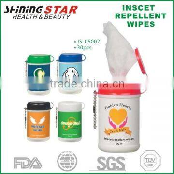 JS-05002 30pcs inscet repellent wipes anti fly