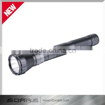 NS6140 High power aluminium flashlight factory rechargeable battery with 300lumens