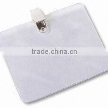 White PVC Business Card Case