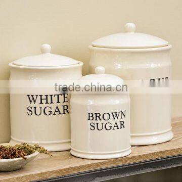 Kitchen Container, Iron Powder Coated Container, Decorative Iron Container