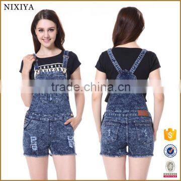 2015 lady women straps denim shorts washing hot shorts denim