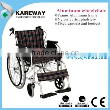 China supplier Manual aluminum hospital wheelchair