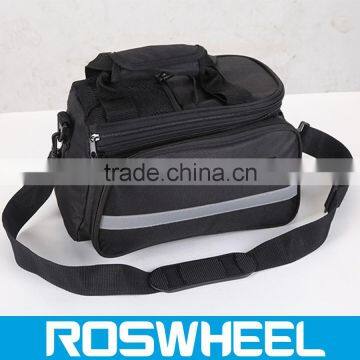 Multifunctional large capacity bicycle double rear rack pannier bag 14423-7 western saddle