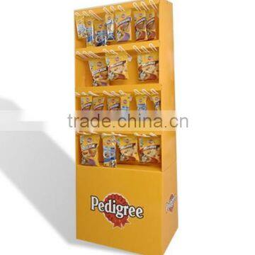 Supermarket POS Cardboard Foods Display Stands