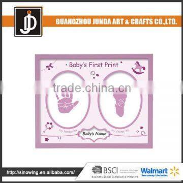 Wholesale Good Quality Cardboard Paper Babyprints Picture Frame Gift
