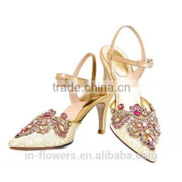 Best quality retail and wholesale high heel bridal dress wedding shoes