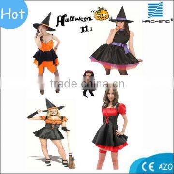 halloween party sexy Orange witch costumes