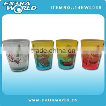 Colorful handpainted cheap shot glasses