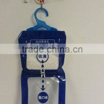 Moisture absorbing closet dehumidifier desiccant bag
