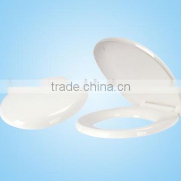 Round plastic toilet seat