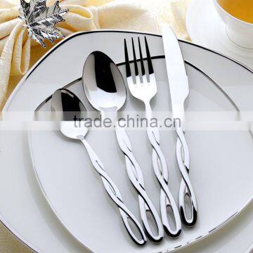 2016 New design 24pcs Stainless Steel flatware set ,