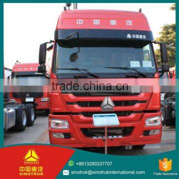 SINOTRUK HOWO 6*4 10 forwards and 2 reverse tractor truck with lowest price