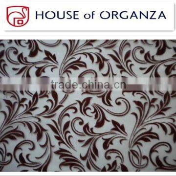 Wholesale Flocked Organza for Decoration