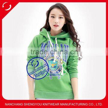 OEM Custom Cotton Women Pullover Hoodie Wholesale China