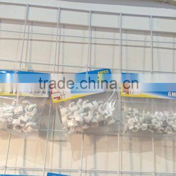 Supply Nail Wire Clips/nail Cable Clips/nail Cable Clamps 8mm With Hanging Card photo-3