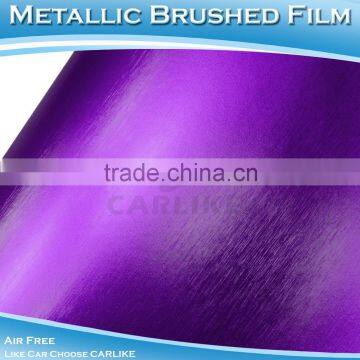 CARLIKE Super Quality Good Glue Metallic Brushed Car Body Film photo-2