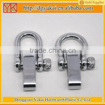 Yukai Cheap Zinc Alloy Shackle Adjustable Shackle for Survival Wristband