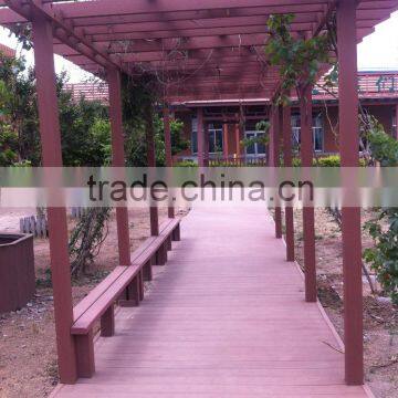 Waterproof Wood Plastic Composite Pergolas