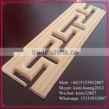 Natural beech back band moulding