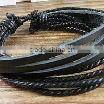 leather bangle leather rope