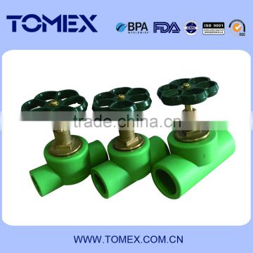 hot sell PPR bass stop valves factory