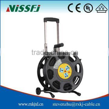 Chinese manufacturers Cassete Cable Reel Power Cable Reel 50m Extension Power Cord Reel