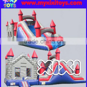 Hot sale inflatable bouncy castle combo bouncer, inflatable slide bouncer for children